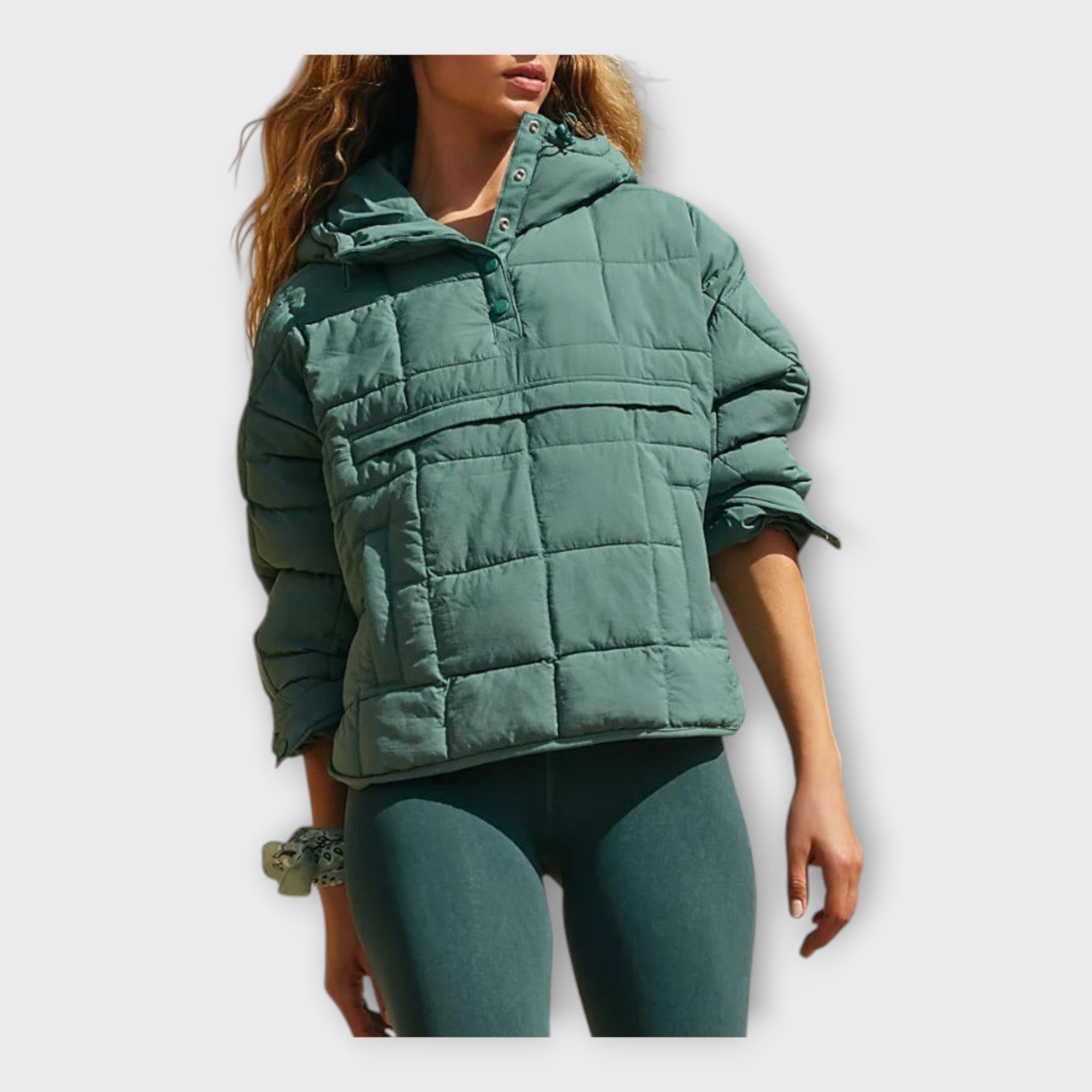 Puffer Bunda S Kapucí Pro Město A Elegantní Styl Každodenní