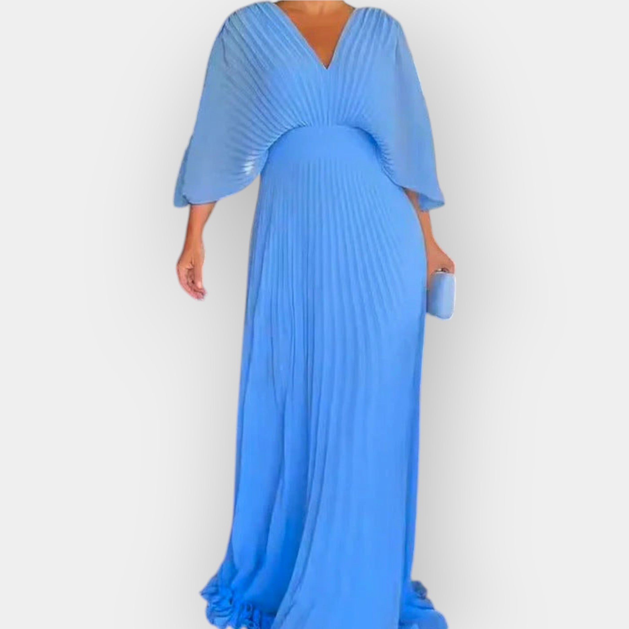 Elegantní Plisované Šaty Se Stylovým Střihem Pro Formální