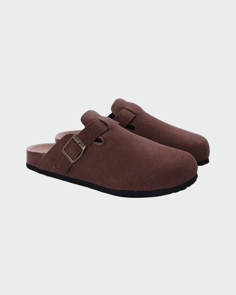 Dědek Semišové Boty Hnědé Elegantní Komfortní Nošení