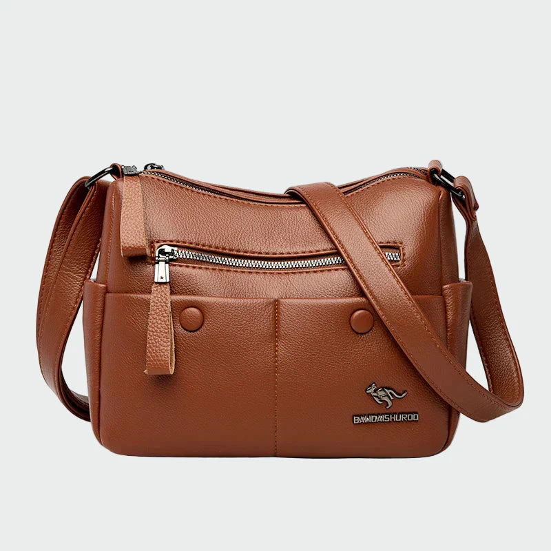 Nadčasová Elegantní Kabelka Černá Premium Syntetická Kůže