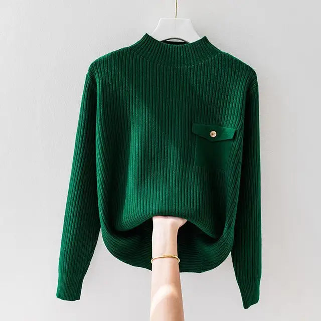Elegantní Pletený Rolák pro Každodenní Styl a Všestrannost