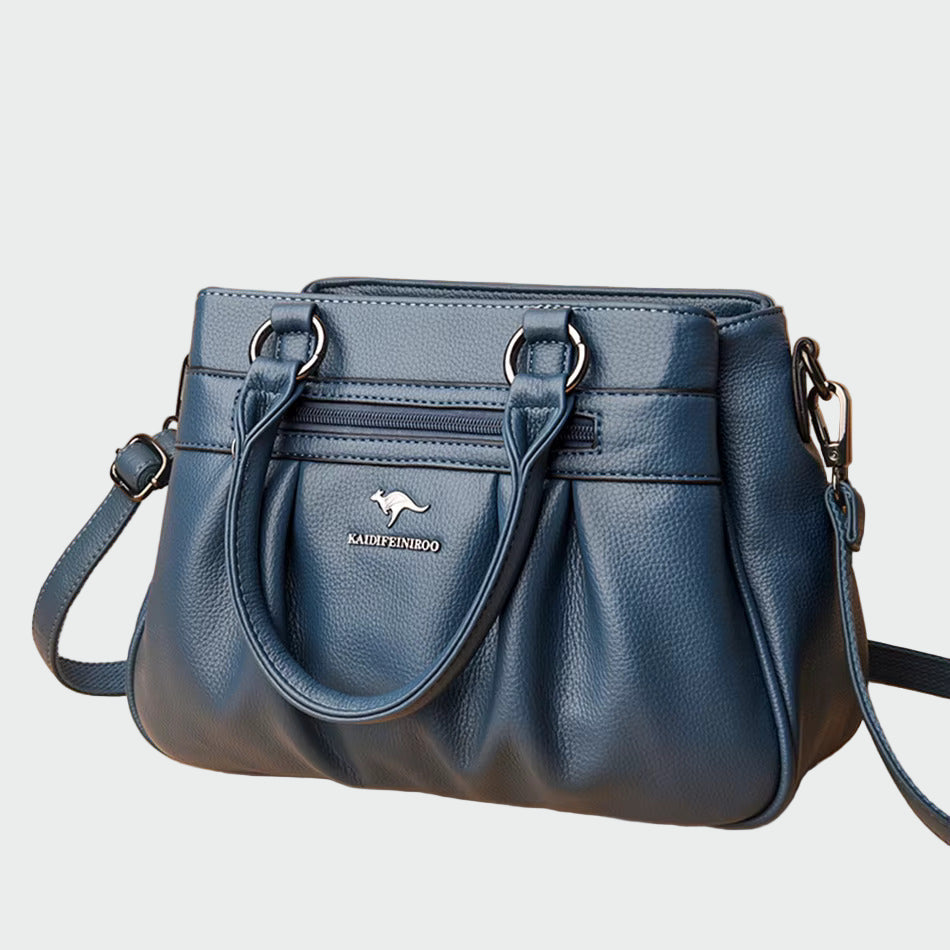 Elegantní Dámská Taška Z Eko Kůže Černá Do Kanceláře