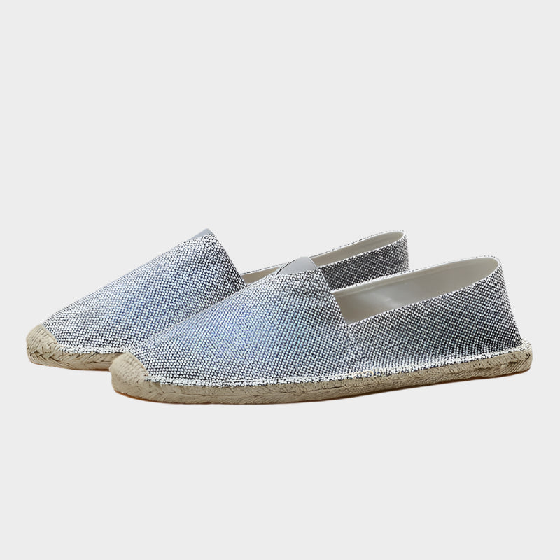 Lehké Lněné Espadrilky Letní Pohodlí Přírodní Vzhled