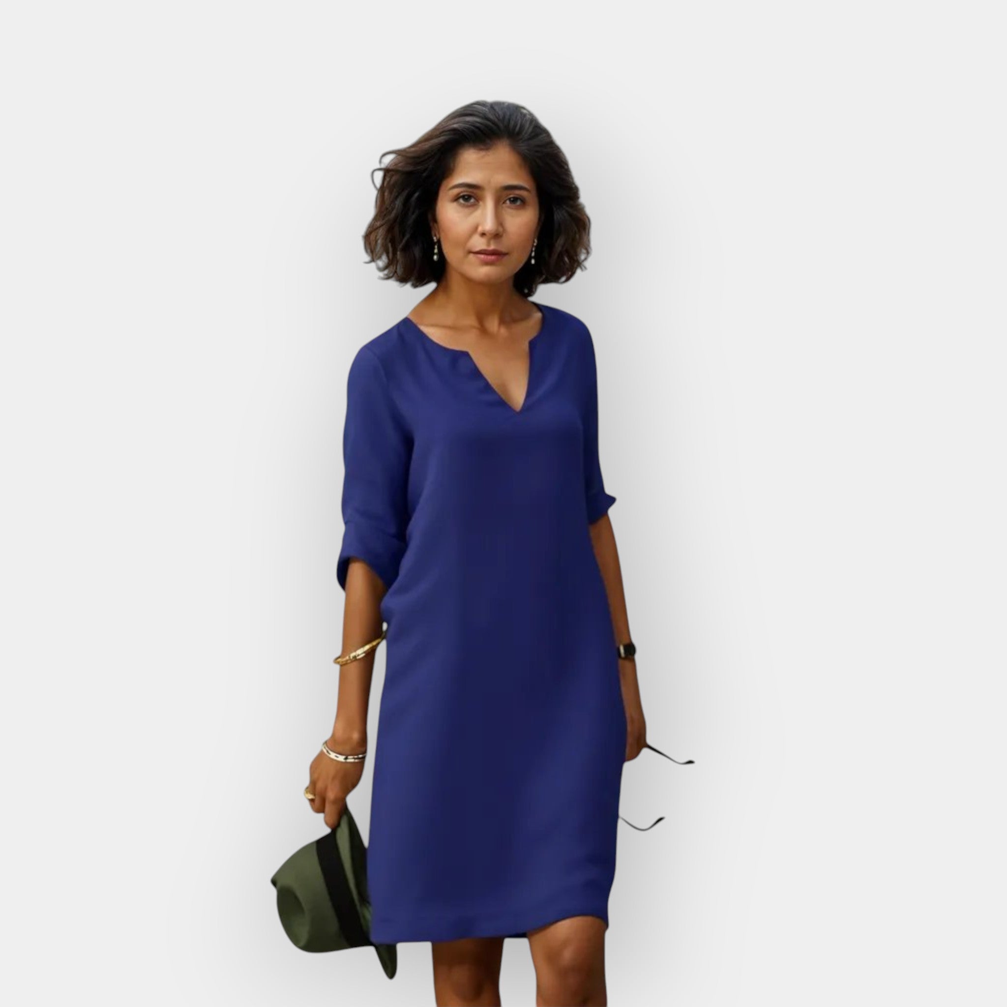 Zářivé Letní Šaty Lehký Vzdušný Materiál Elegantní Silueta