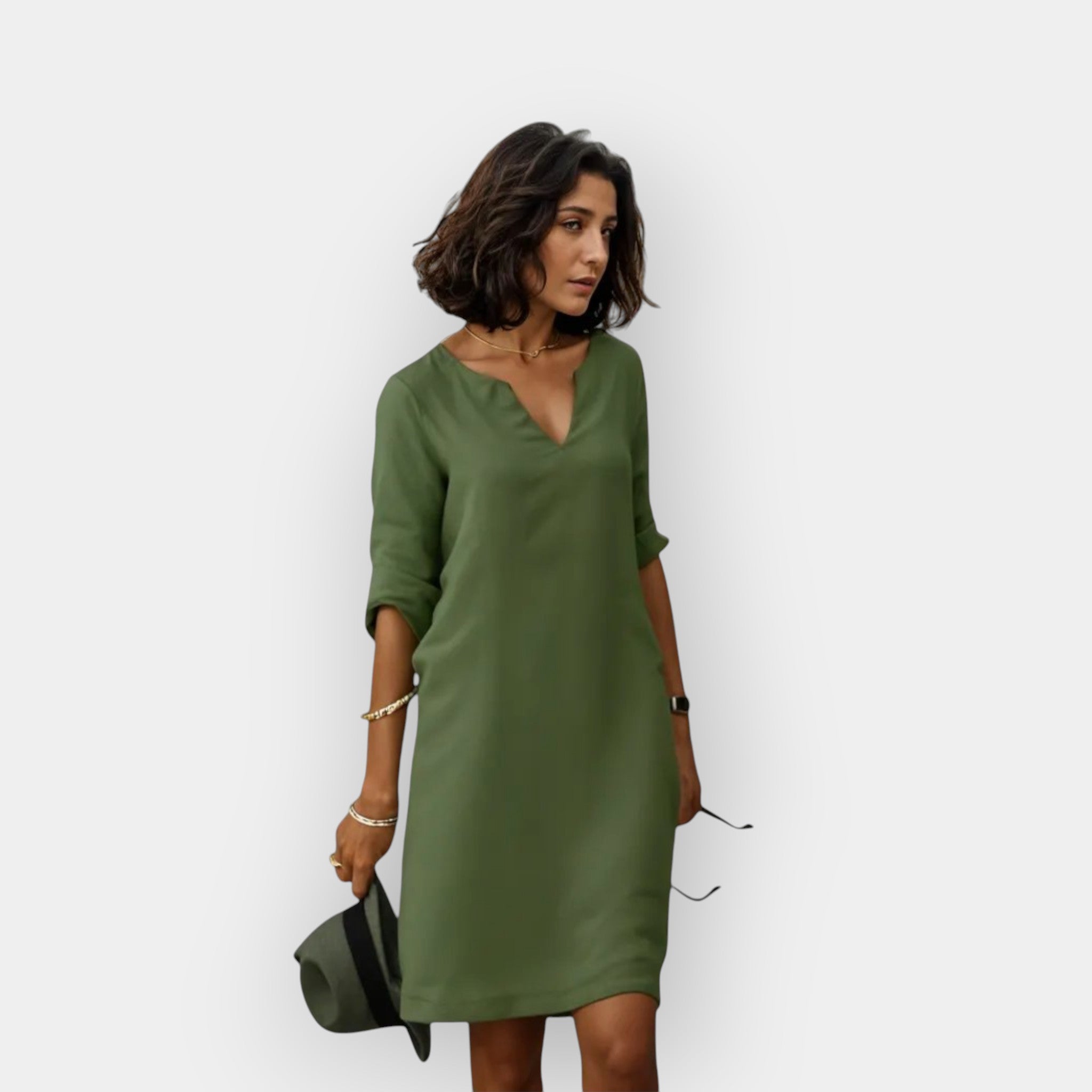 Zářivé Letní Šaty Lehký Vzdušný Materiál Elegantní Silueta