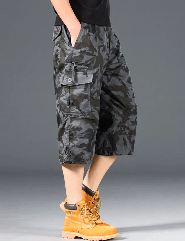 Dlouhé Cargo Šortky