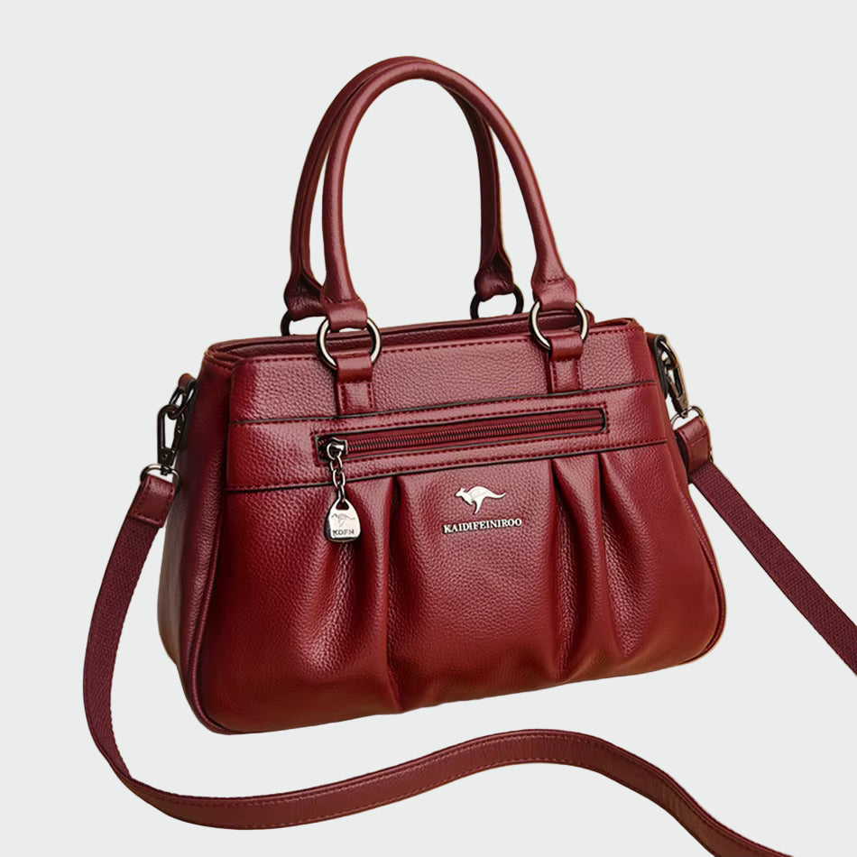 Elegantní Dámská Taška Z Eko Kůže Černá Do Kanceláře