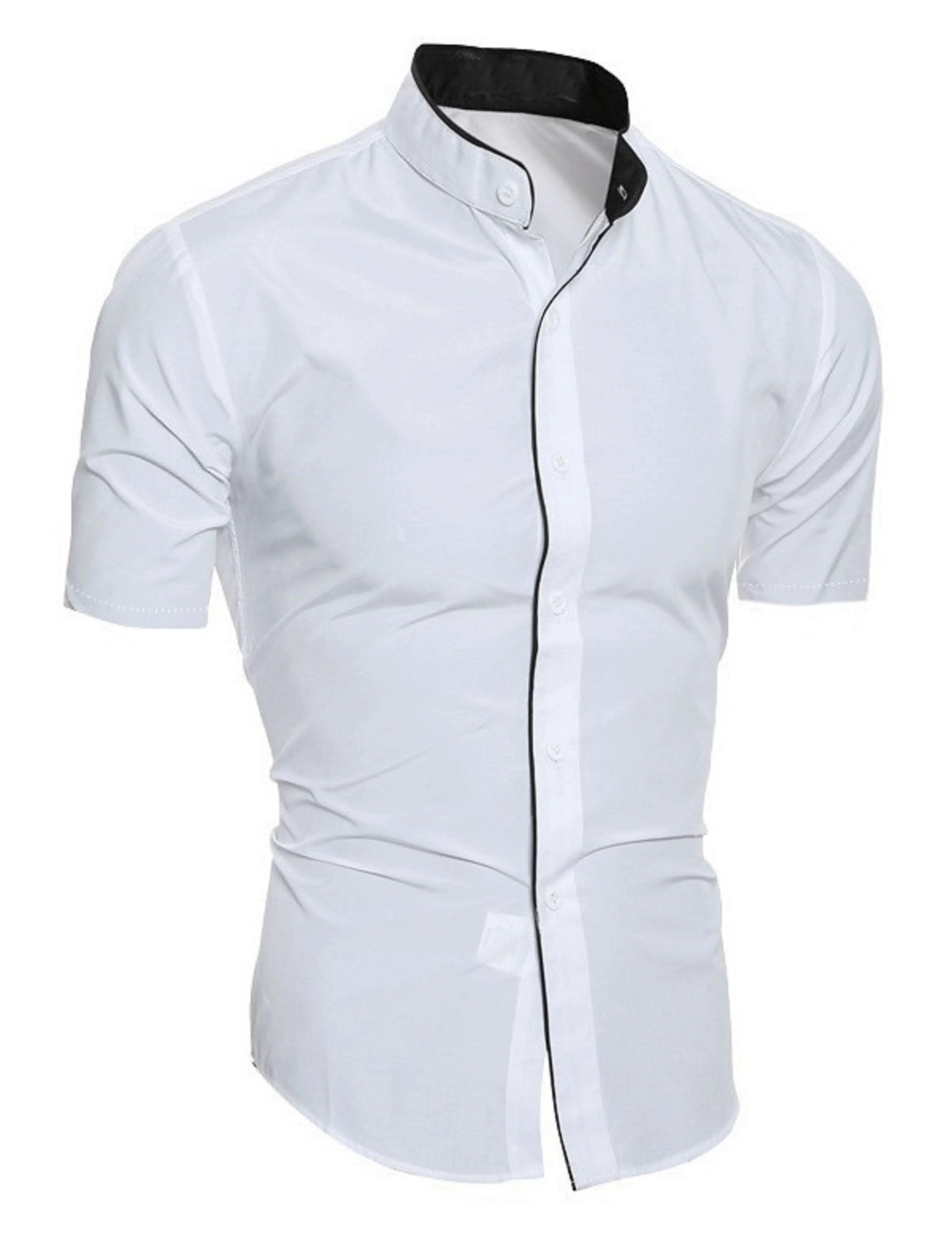 Short-Sleeved Cotton Shirt