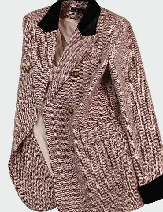 Elegantní Sako Dvojité Zapínání pro Vzhled a Jistotu