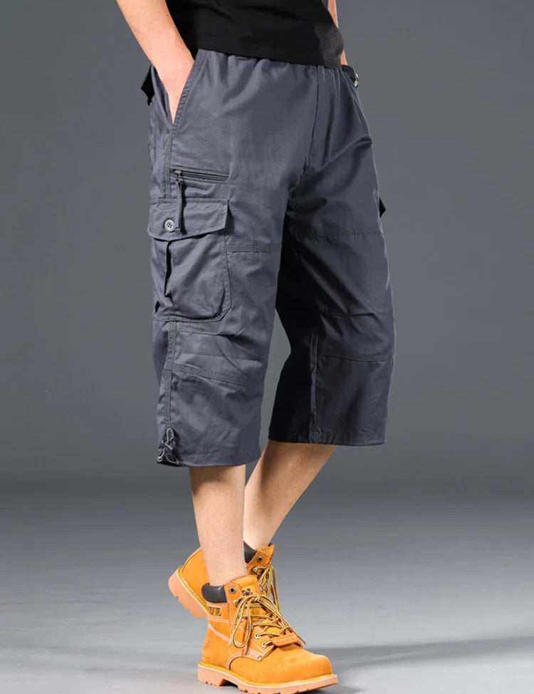 Dlouhé Cargo Šortky