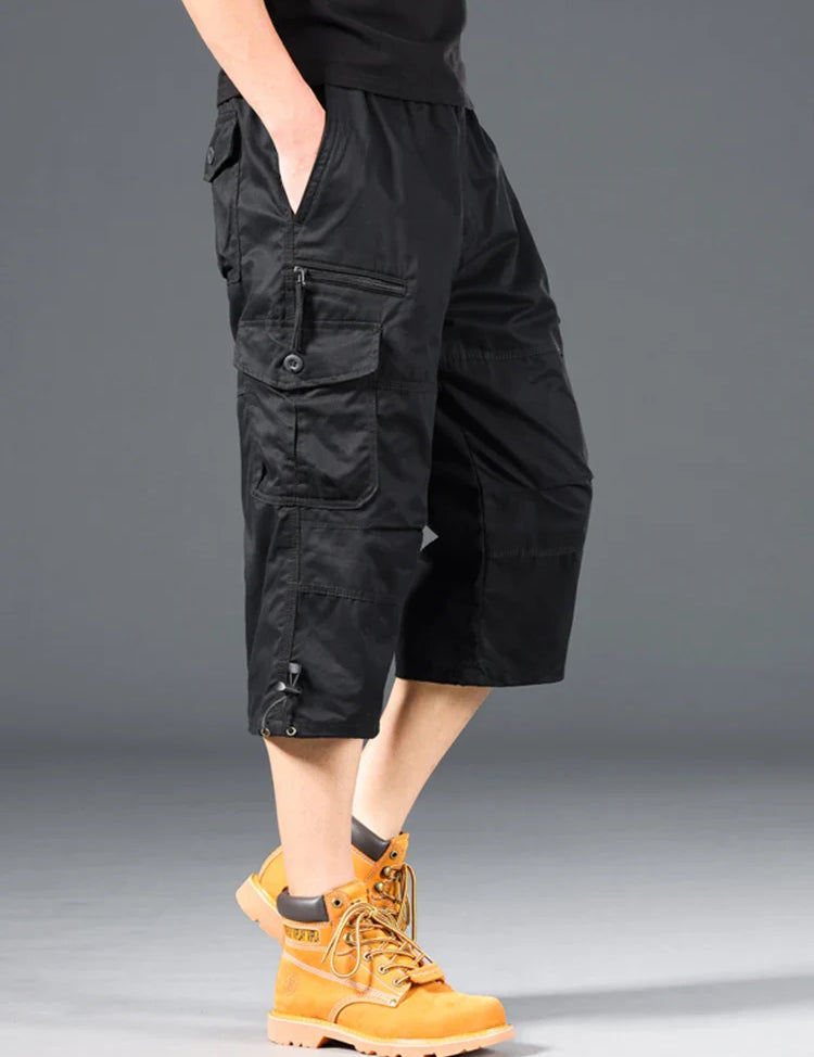 Dlouhé Cargo Šortky