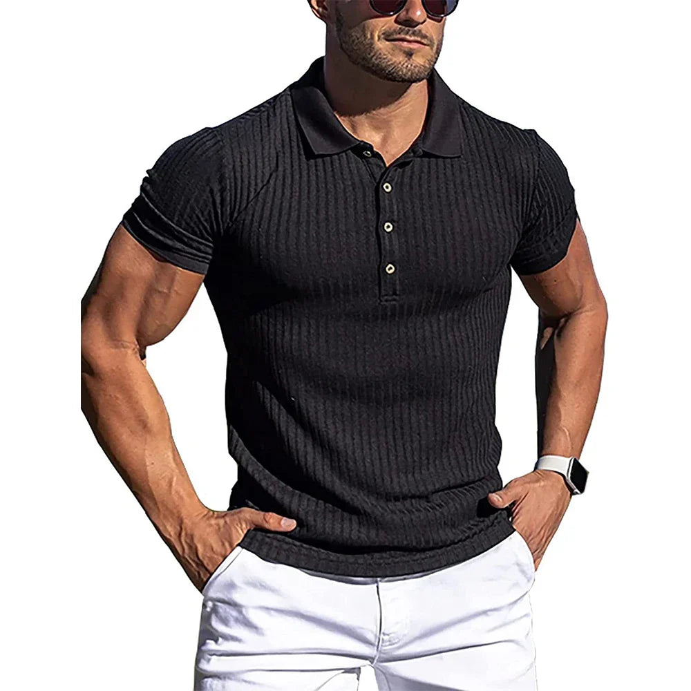 Elegantní Pruhované Polo