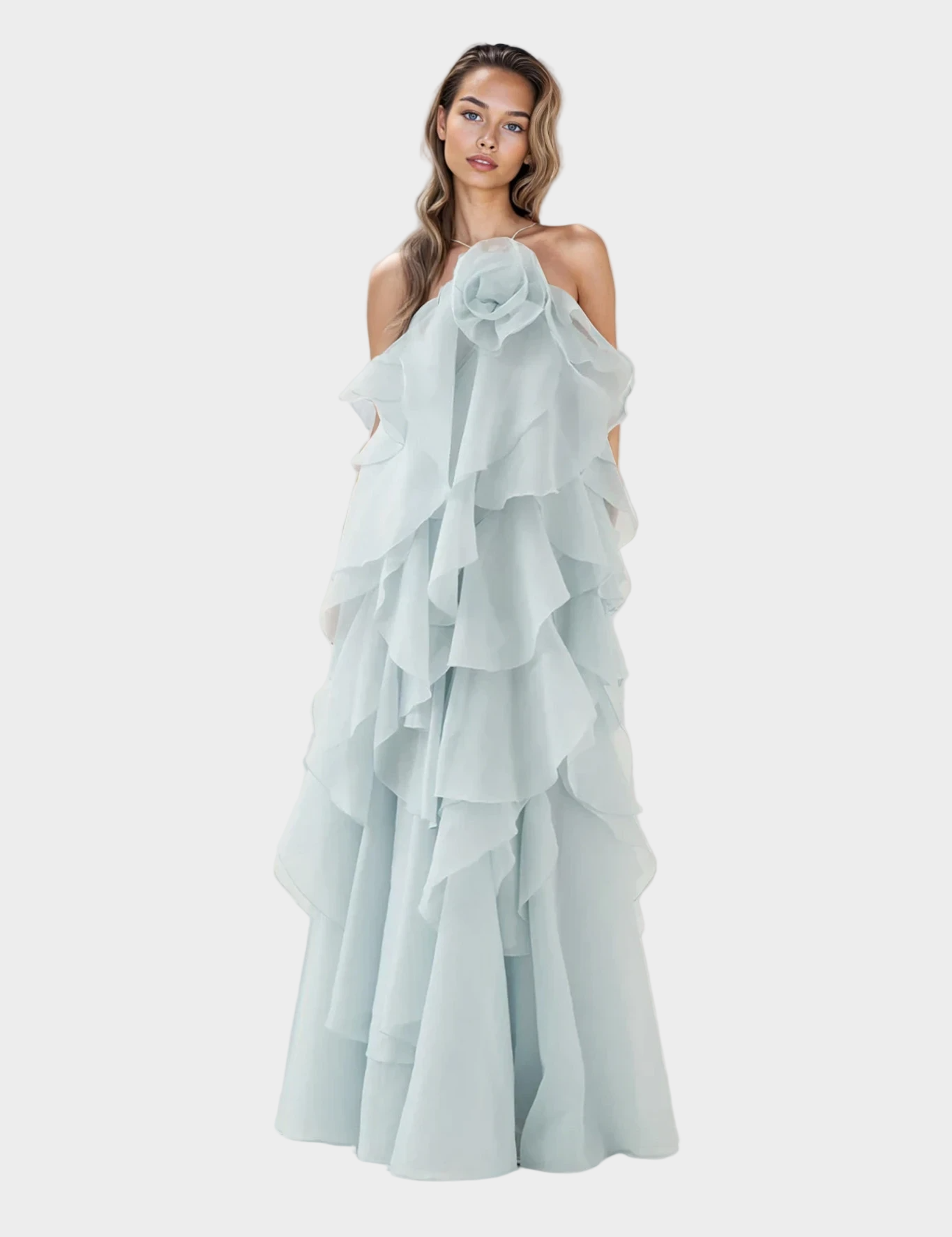 Maxi Šaty s Romantickým Nádechem Aristokratický Styl