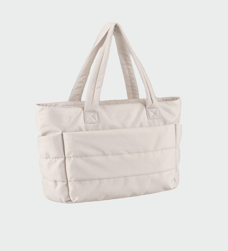 Dámská Kapitone Taška Přes Rameno Černá Pro Casual Styl