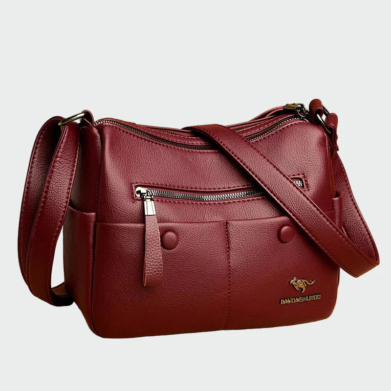 Nadčasová Elegantní Kabelka Černá Premium Syntetická Kůže