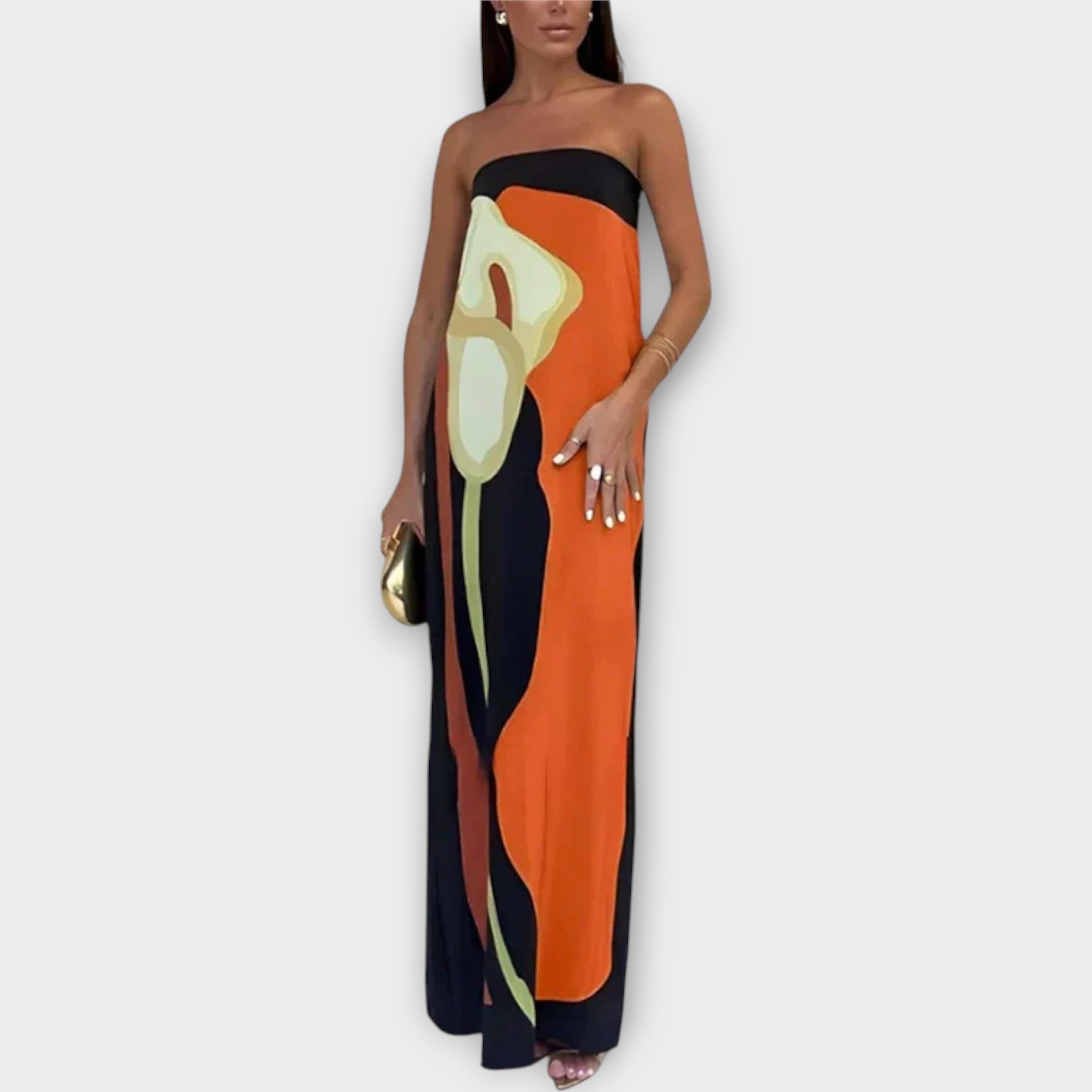 Dlouhé Strapless Šaty S Minimalistickým Designem Pro Vás