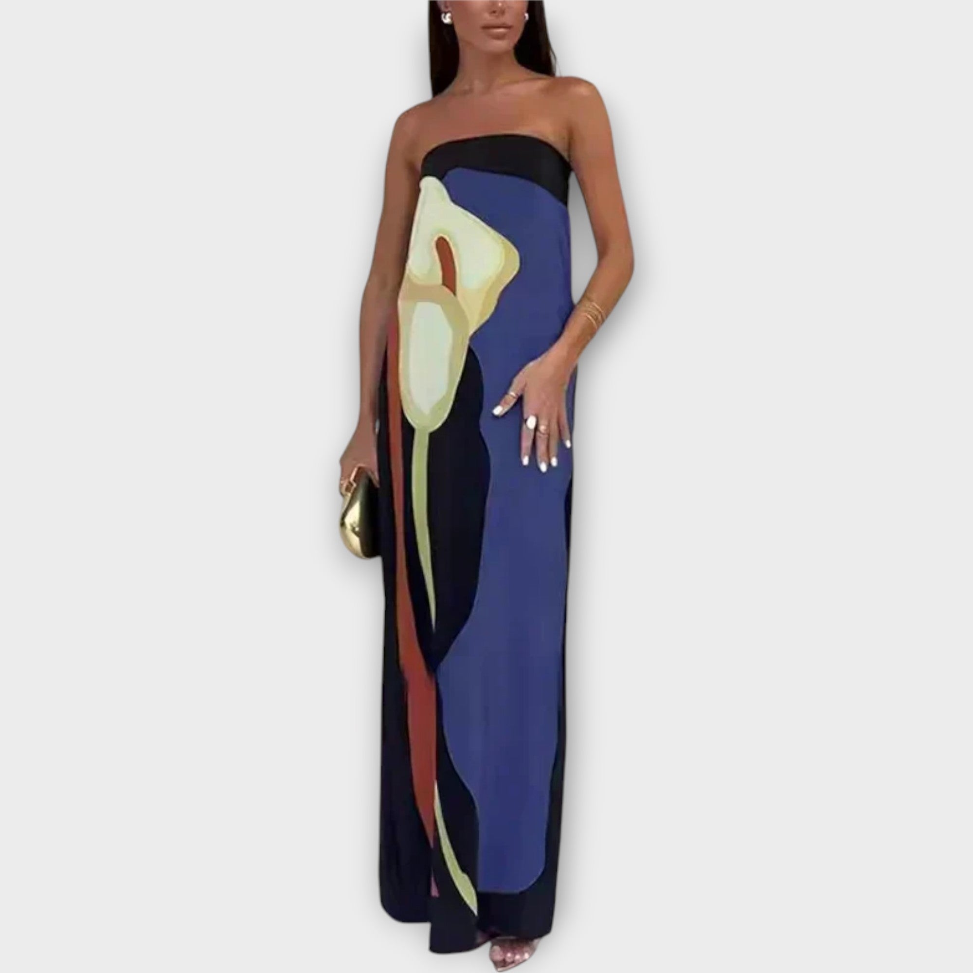 Dlouhé Strapless Šaty S Minimalistickým Designem Pro Vás
