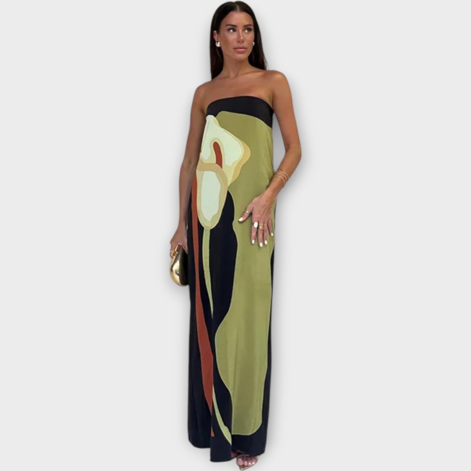 Dlouhé Strapless Šaty S Minimalistickým Designem Pro Vás