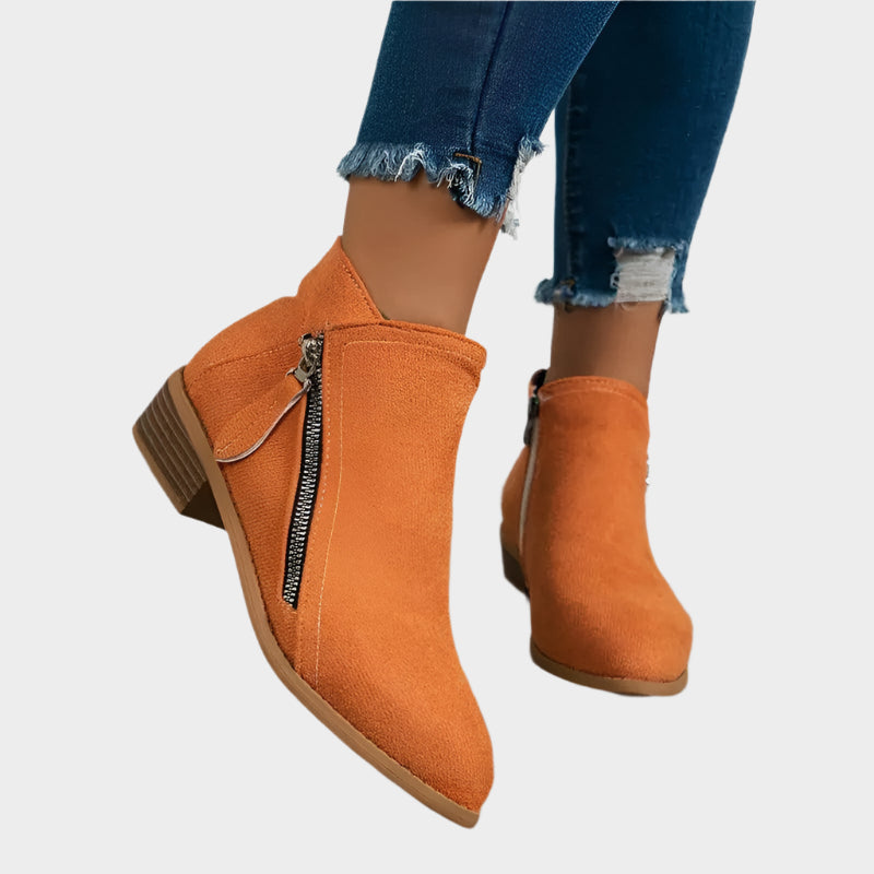 Elegantní Chelsea Kotníkové Boty s Bočním Zipem Pro Pohodlí