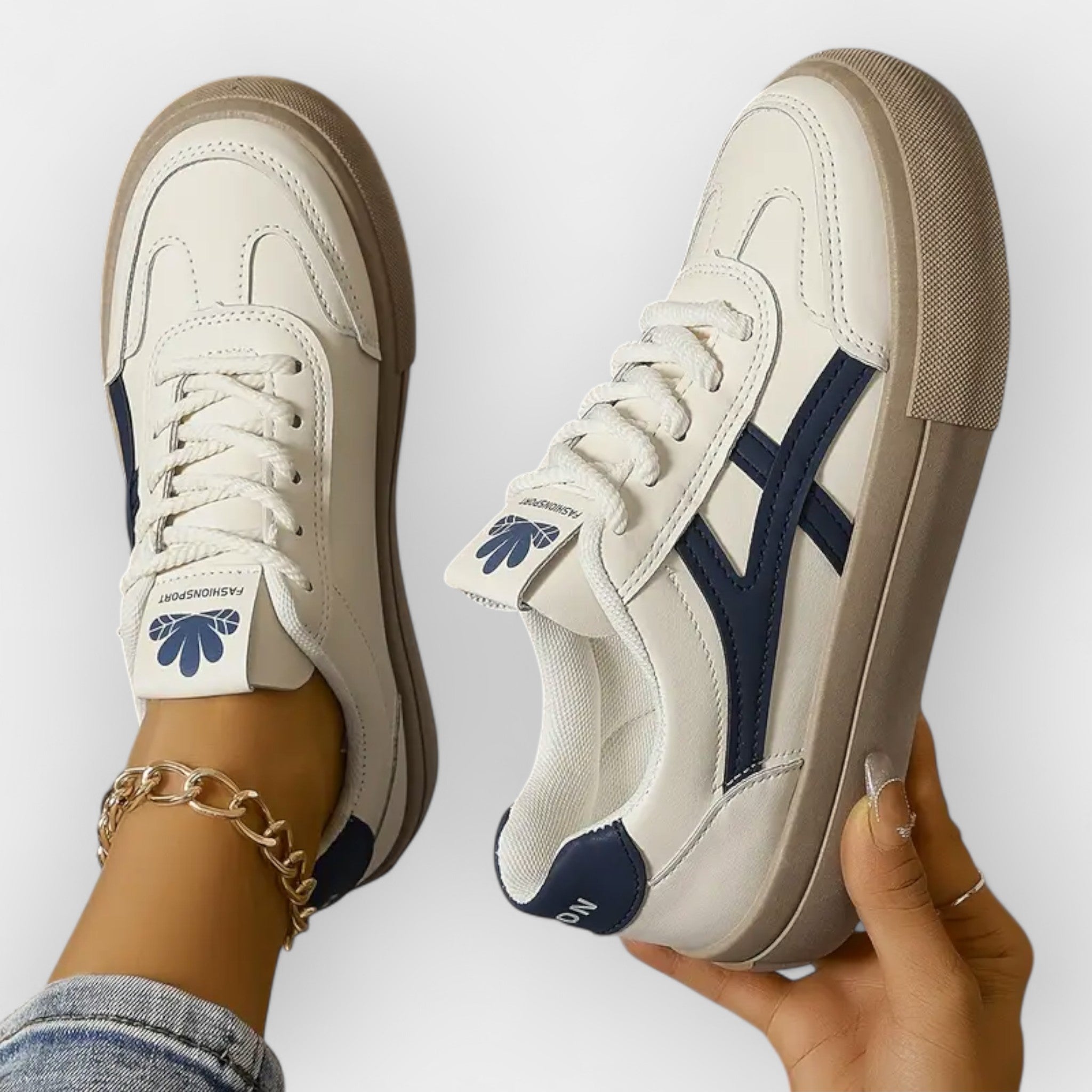 Retro Tenisky na platformě Antivibrační Městské Outfity