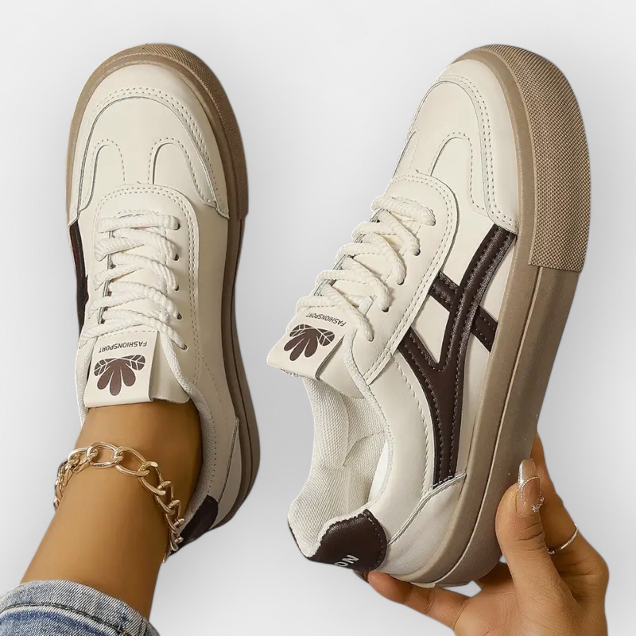 Retro Tenisky na platformě Antivibrační Městské Outfity