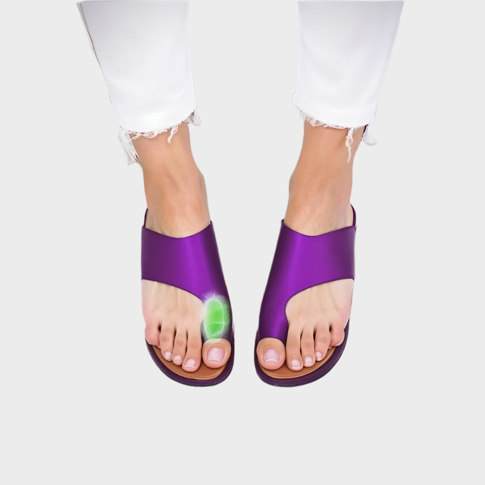 Ortopedické Letní Sandály S Anatomickou Stélkou Zlaté