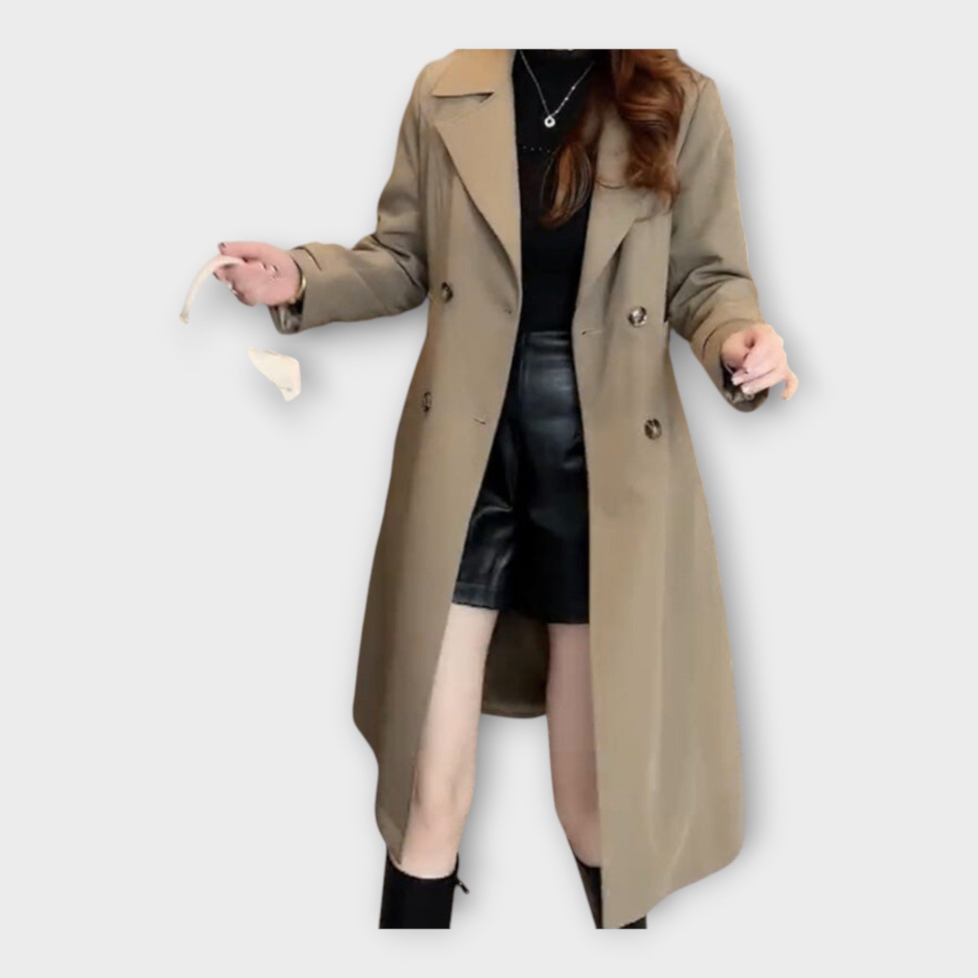 Dlouhý Kabát s Elegantní Linií Pro Váš Styl Příležitosti