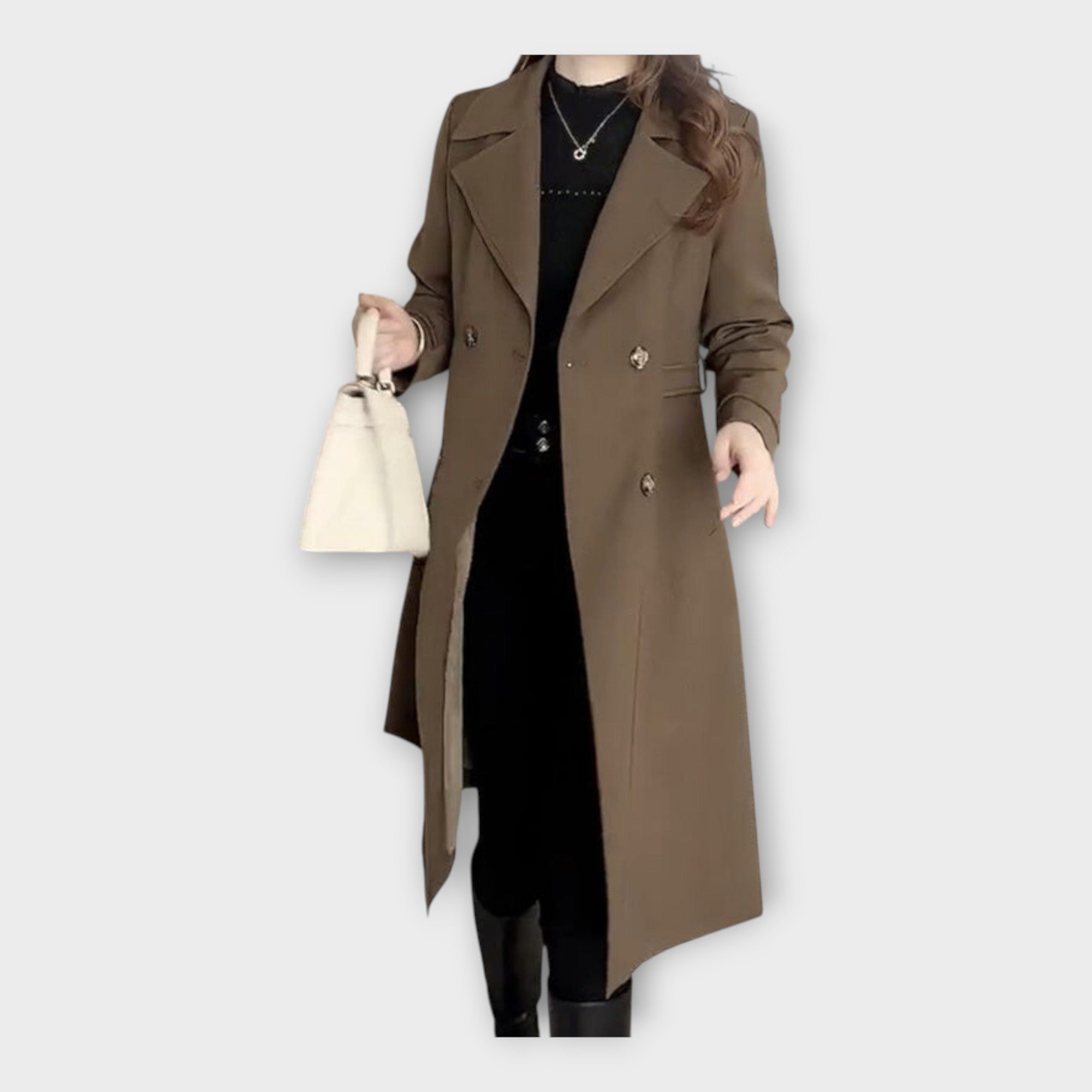 Dlouhý Kabát s Elegantní Linií Pro Váš Styl Příležitosti