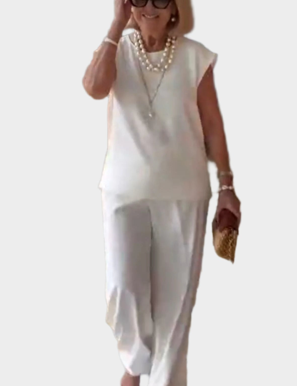 Tmavě Fialový Dvoudílný Set Pro Ženy Se Volným Střihem