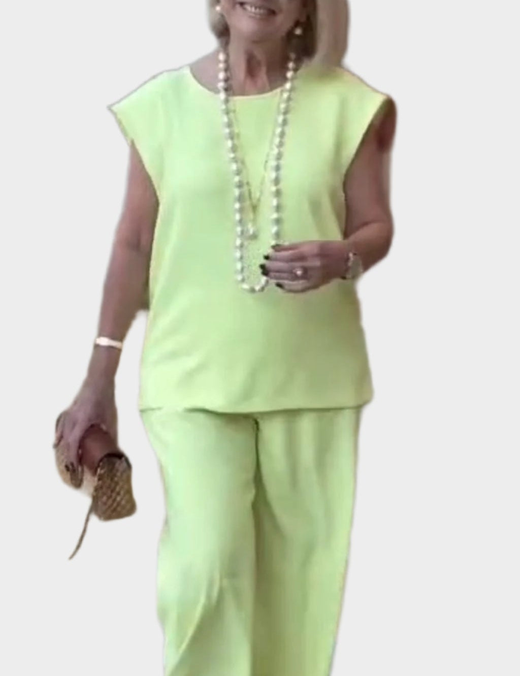 Tmavě Fialový Dvoudílný Set Pro Ženy Se Volným Střihem