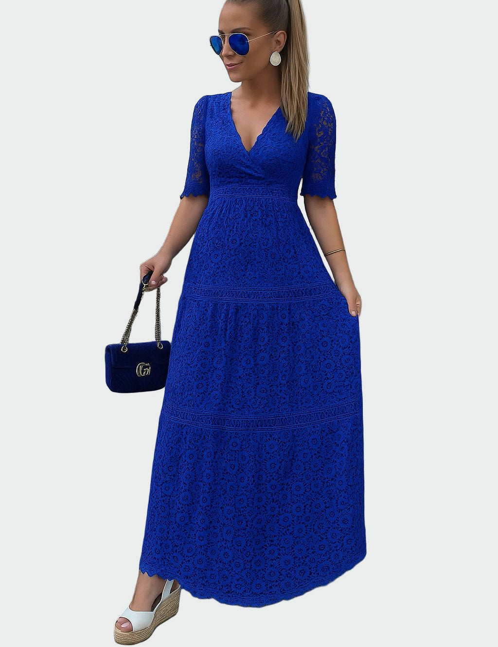 Krajkové Šaty S Jemnou Krajkou Elegantní Romantické