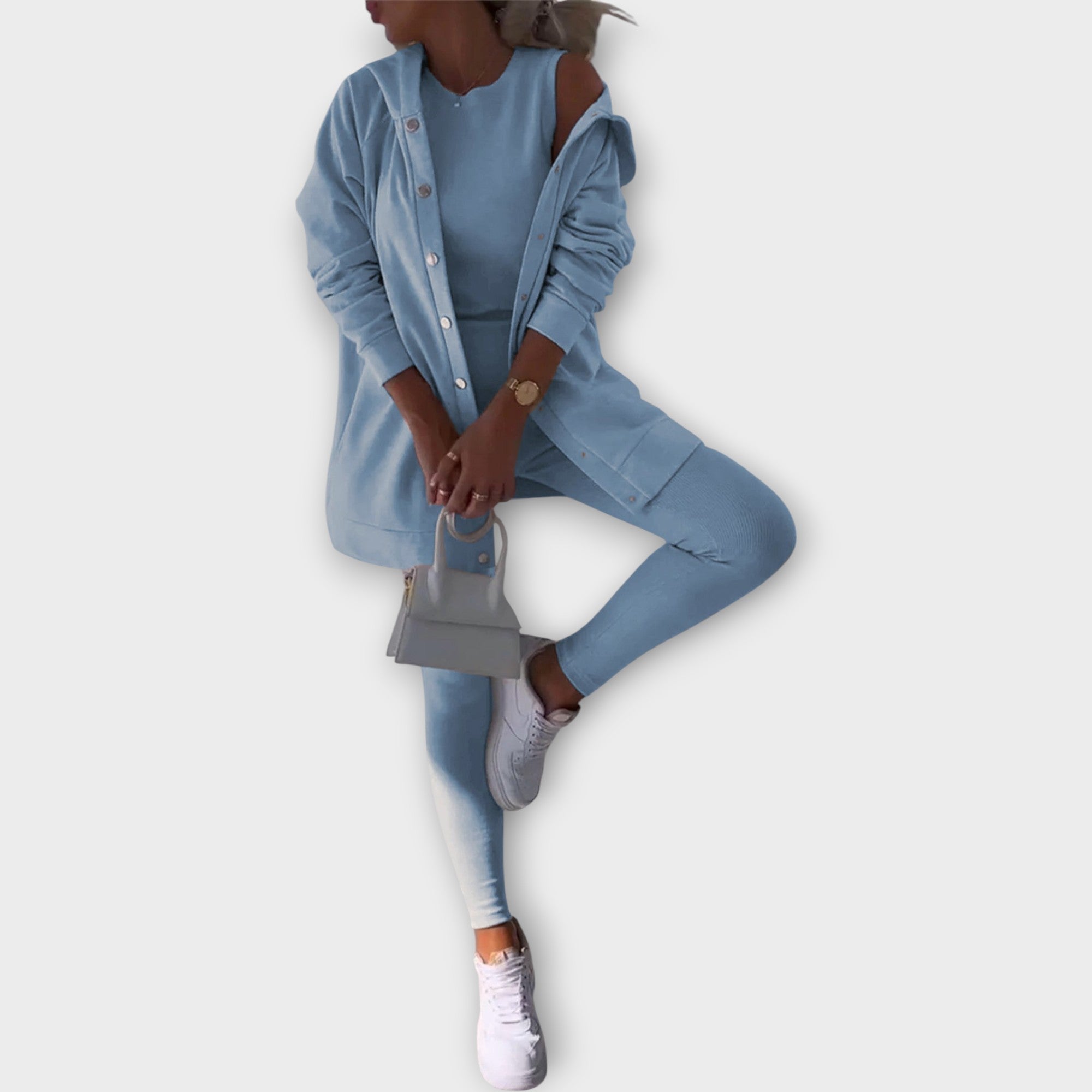 Set Loungewear S Moderní Estetikou A Volným Střihem