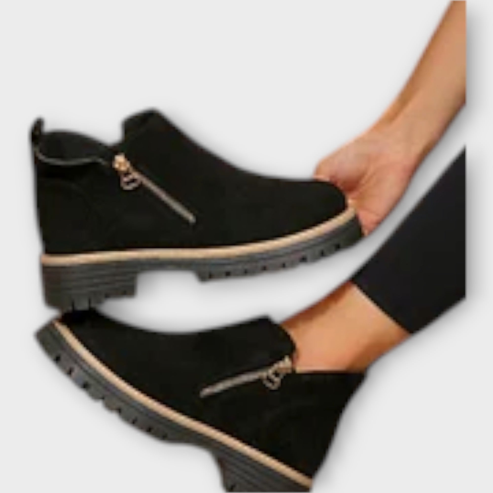 Kotníčkové Boty S Elegantním Designem A Pohodlným Nošením