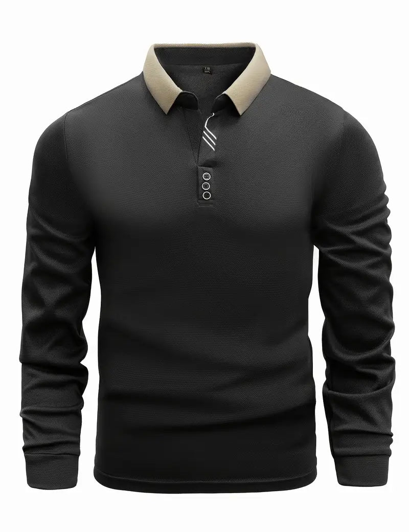 Lehký Polo Svetr Pro Muže