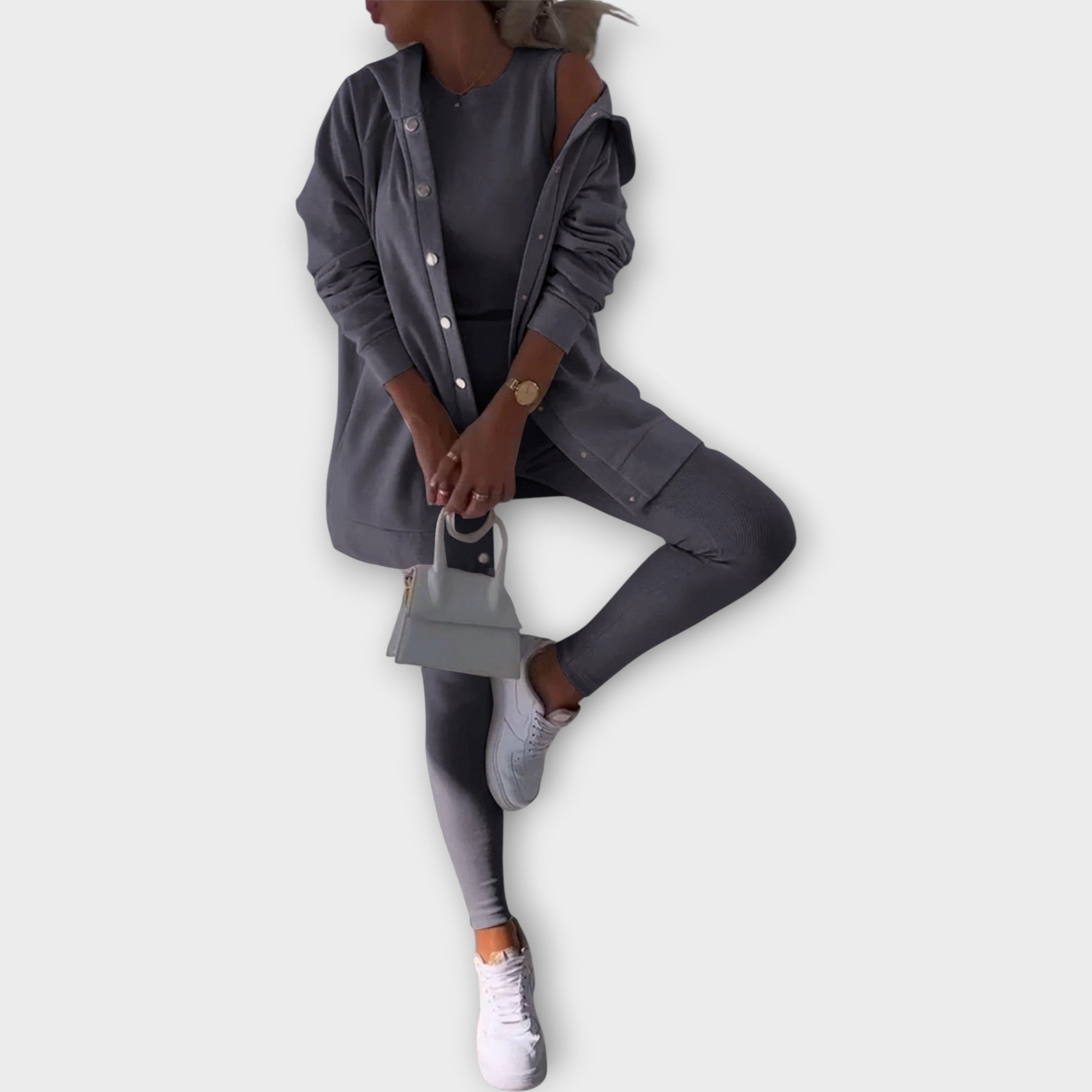 Set Loungewear S Moderní Estetikou A Volným Střihem