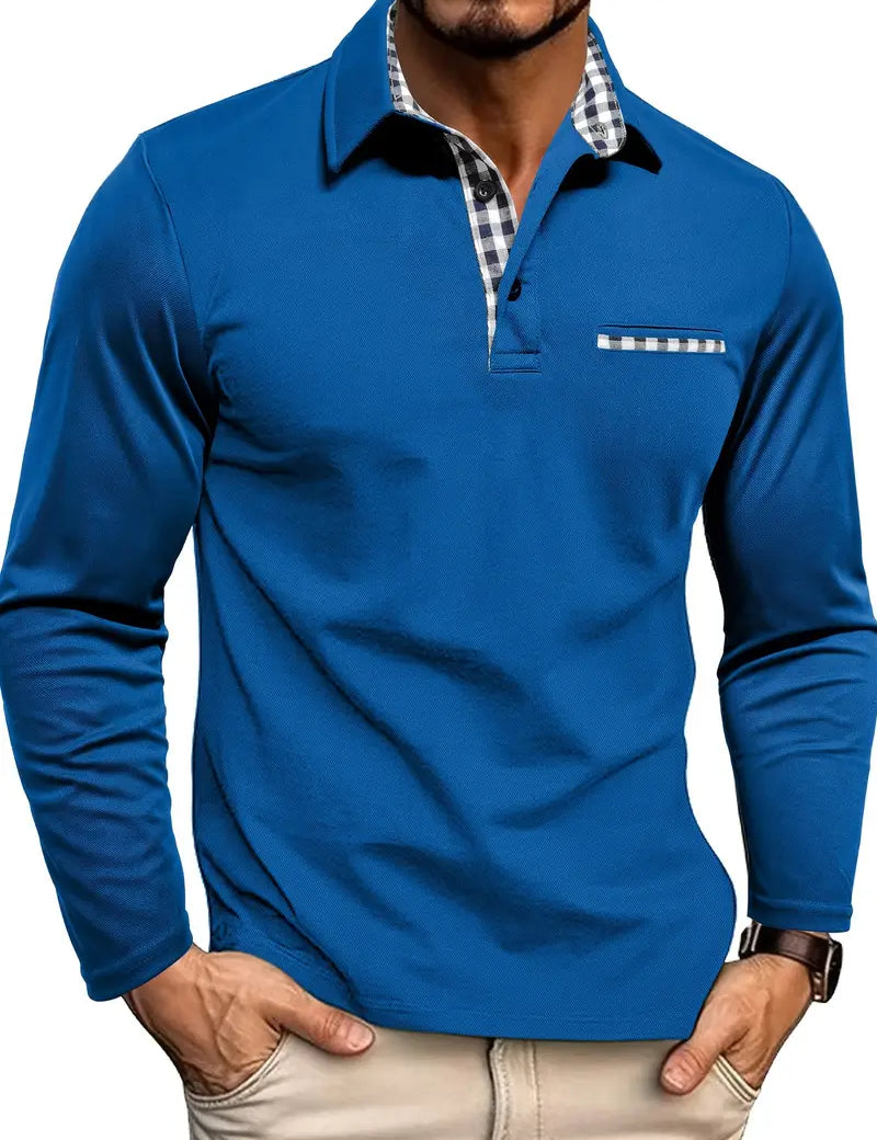 Polo Shirt with Long Sleeves