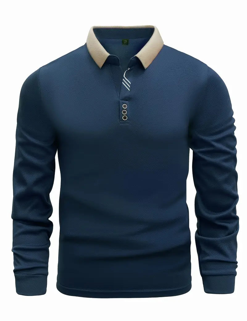 Lehký Polo Svetr Pro Muže