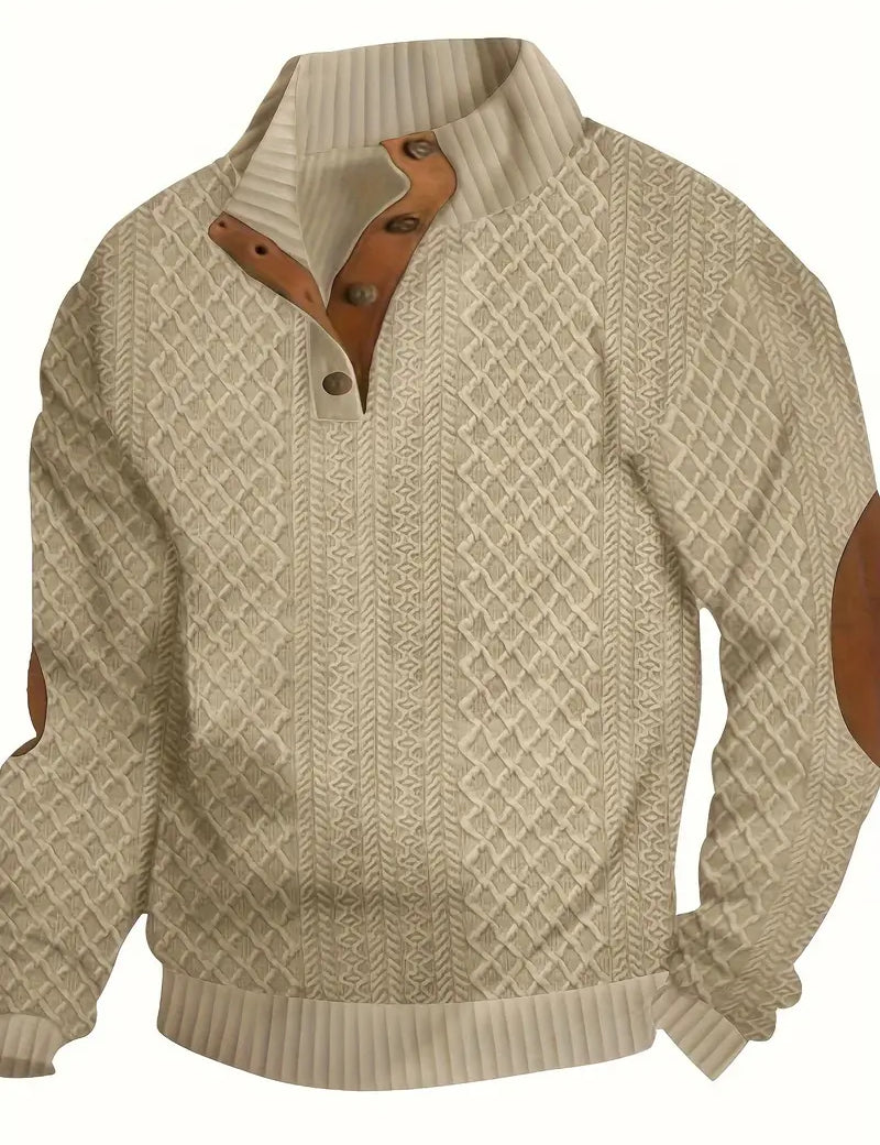 Elegant Button Sweater