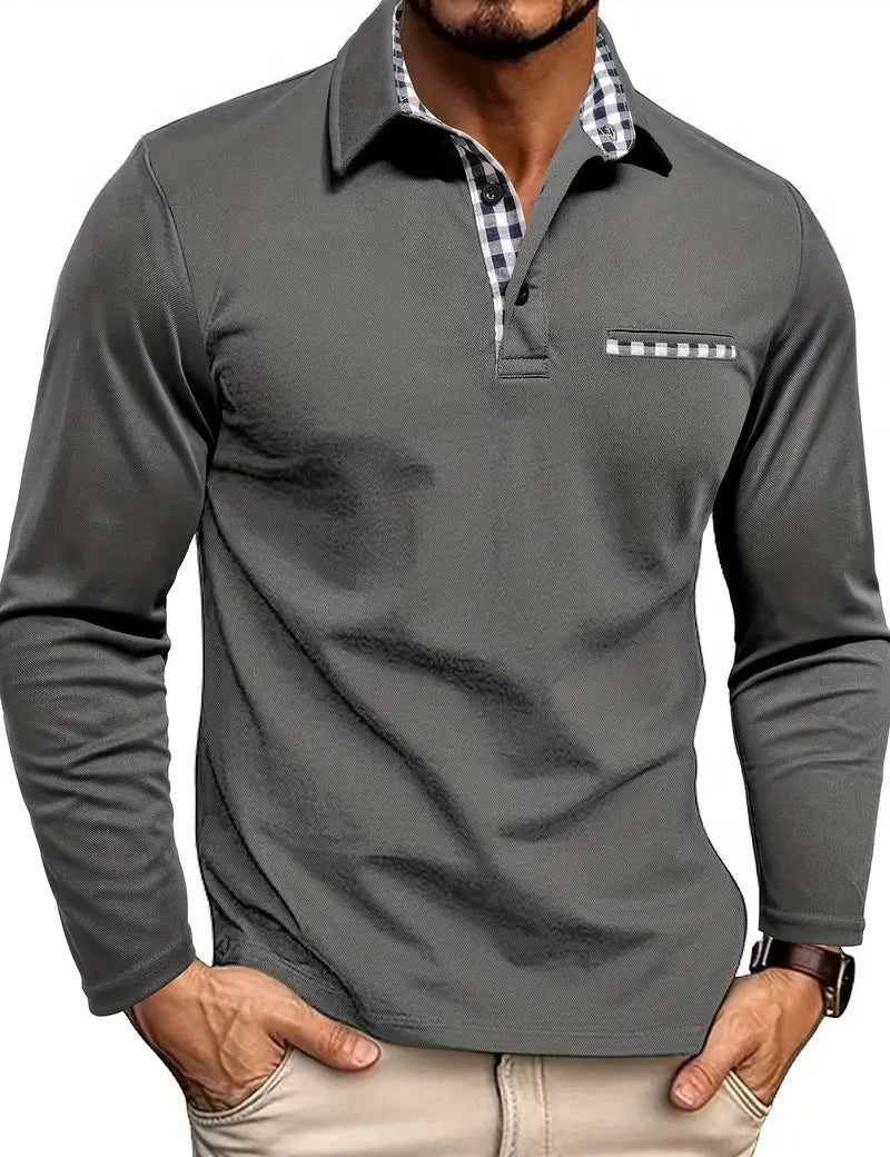 Polo Shirt with Long Sleeves