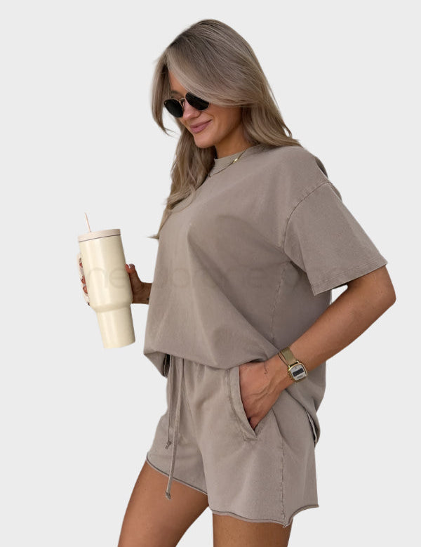 Casual Souprava Mikina a Jogger Kalhoty Oversized Pohodlí