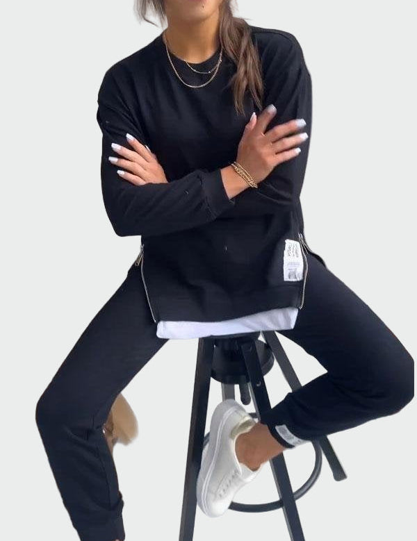 Uvolněný Dvoubarevný Set S Elegantním Moderním Designem