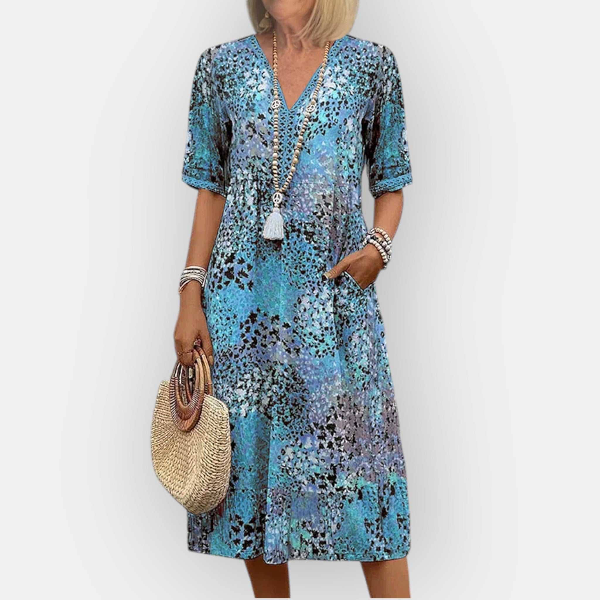 Květinové Midi Šaty Se Stylem Pro Elegantní Váš Den