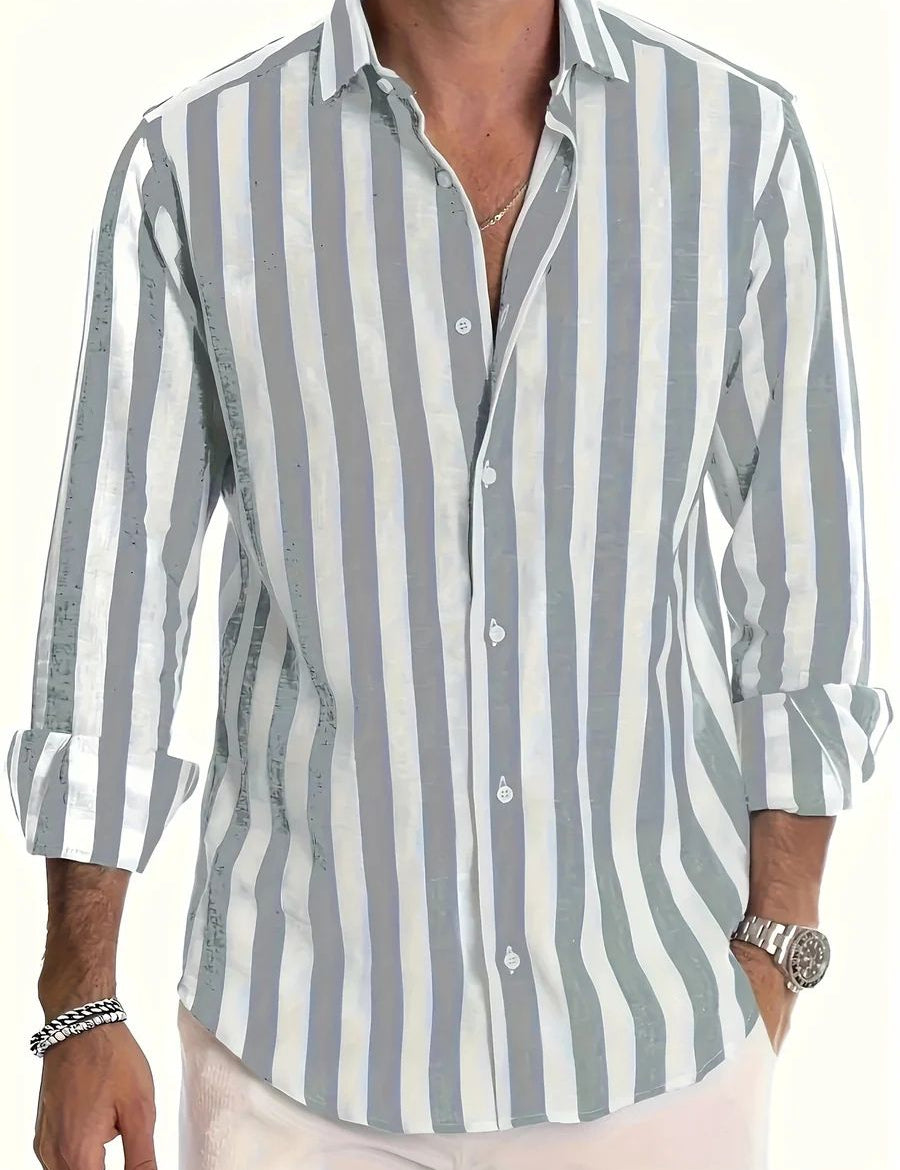 Pruhovaná Letní Košile