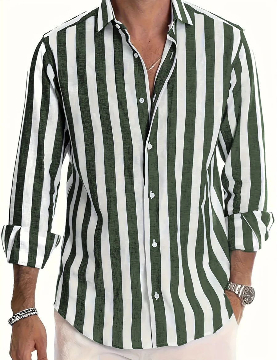 Pruhovaná Letní Košile