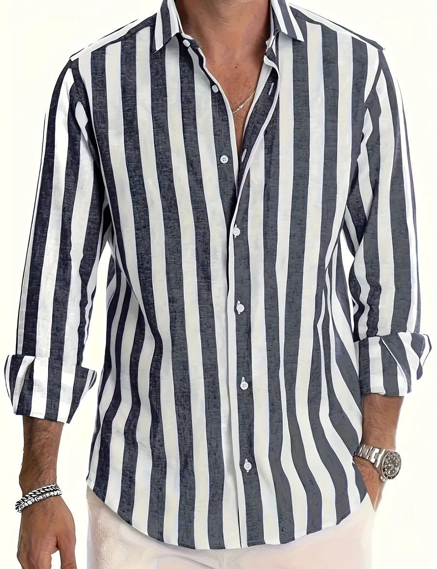 Pruhovaná Letní Košile