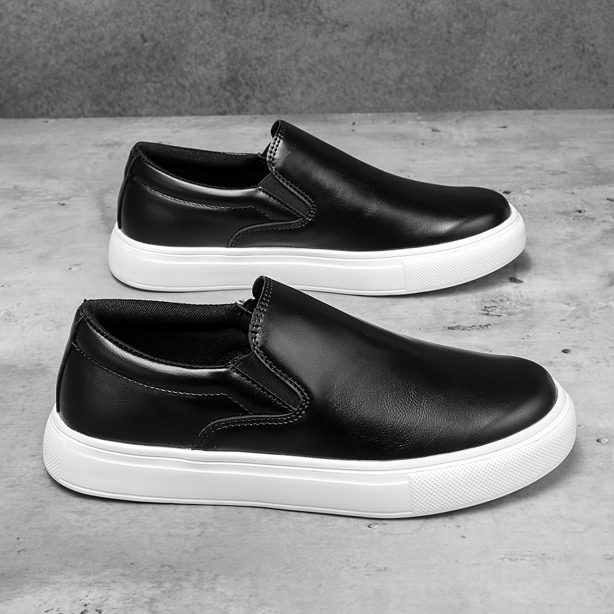 Kožené Slip On Boty