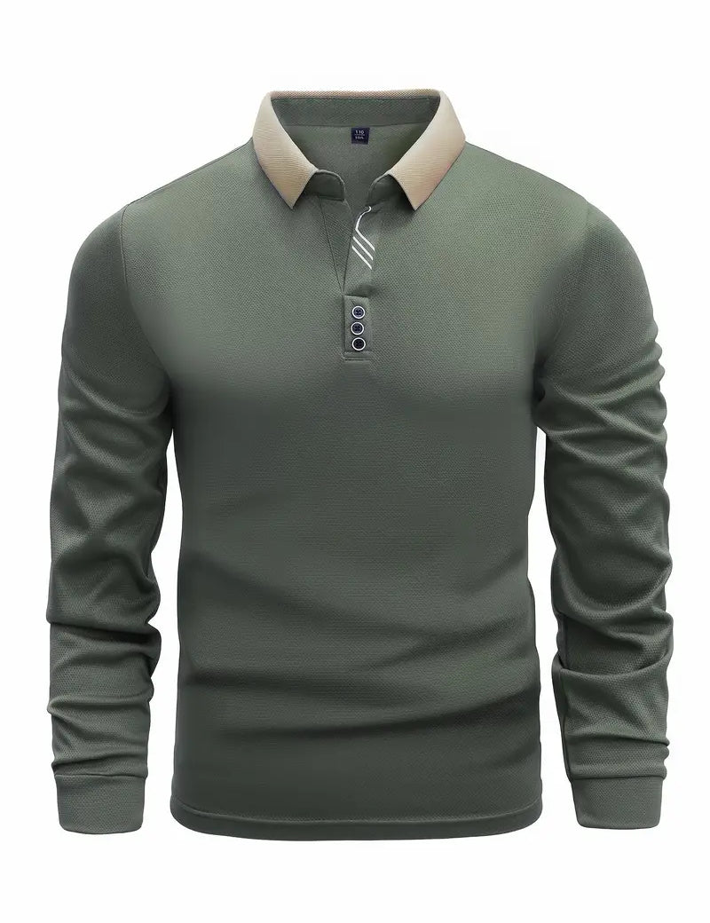 Lehký Polo Svetr Pro Muže