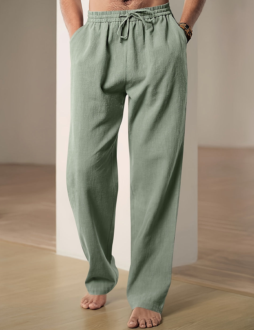 Letní Lněné Kalhoty