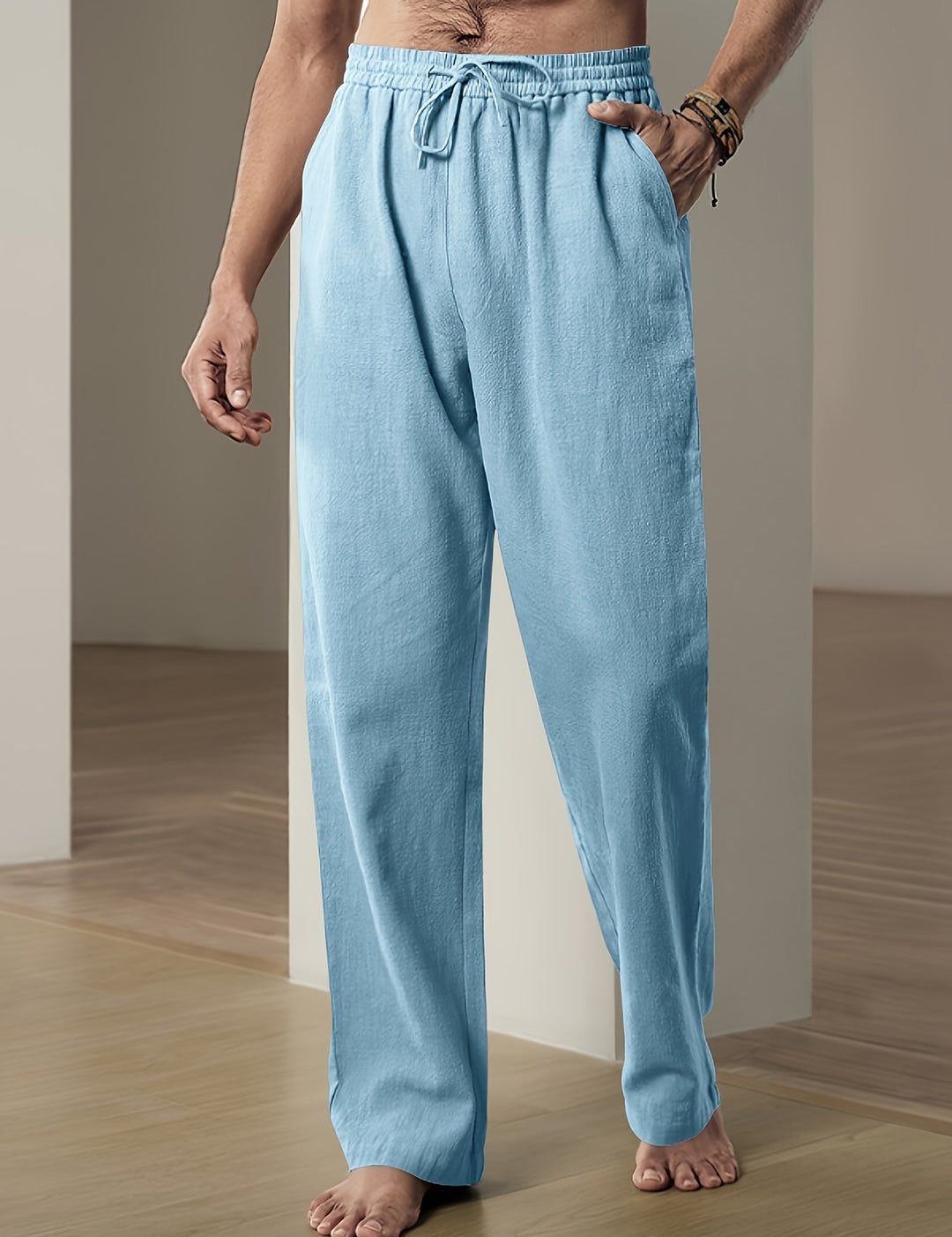 Letní Lněné Kalhoty