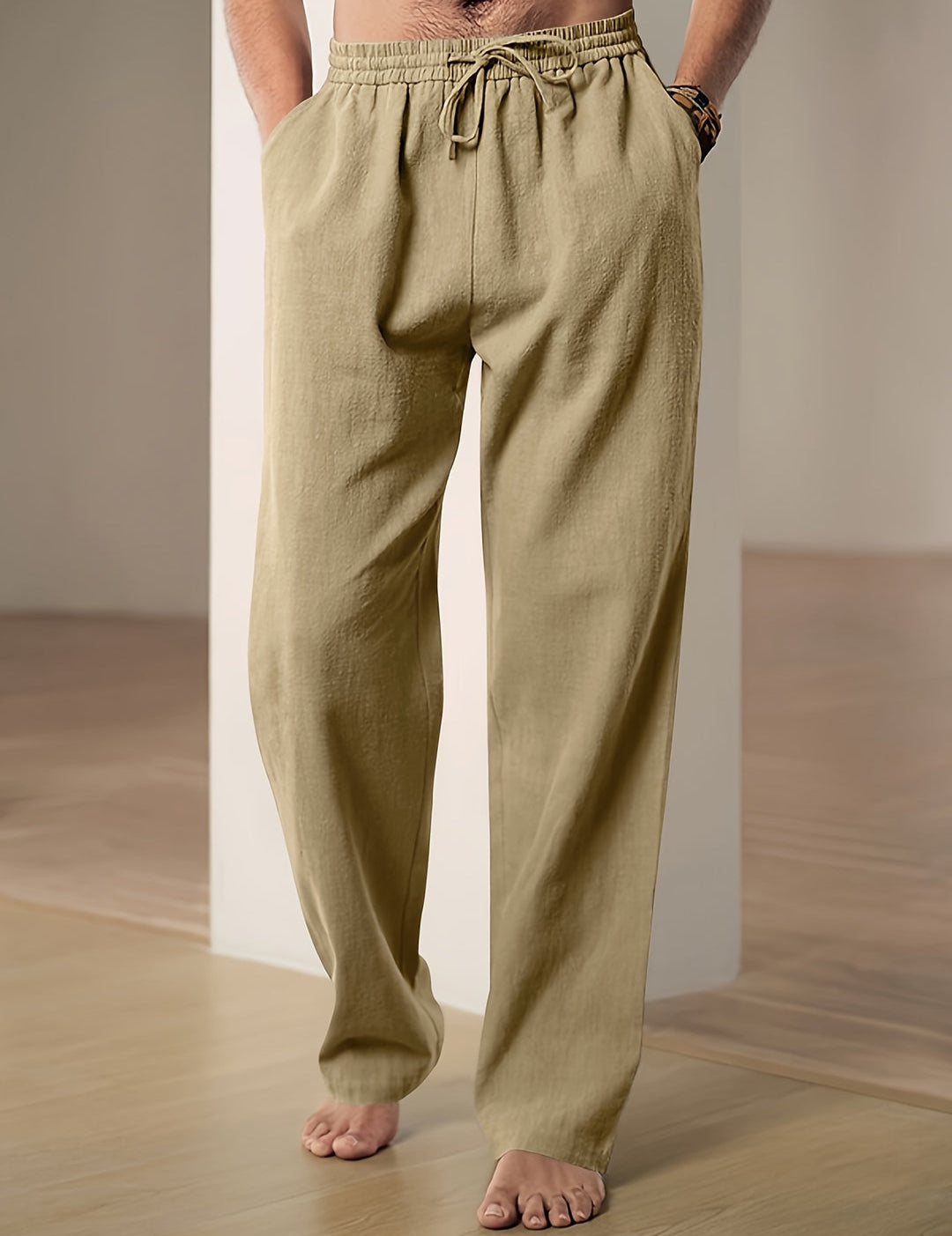 Letní Lněné Kalhoty
